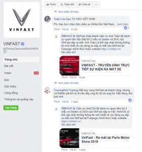 Vinfast nhận được nhiều phản hồi tích cực trên mạng xã hội