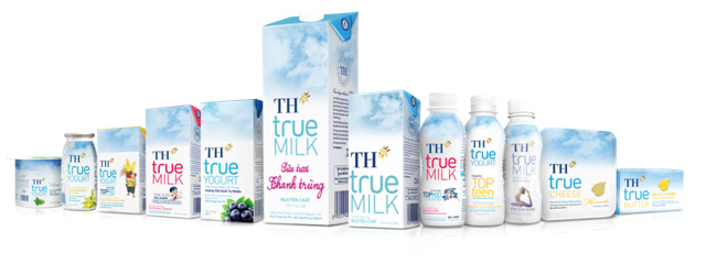 Danh mục sản pahản đa dạng của TH True Milk