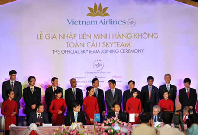 Vietnam Airlines gia nhập liên minh hàng không Skyteam