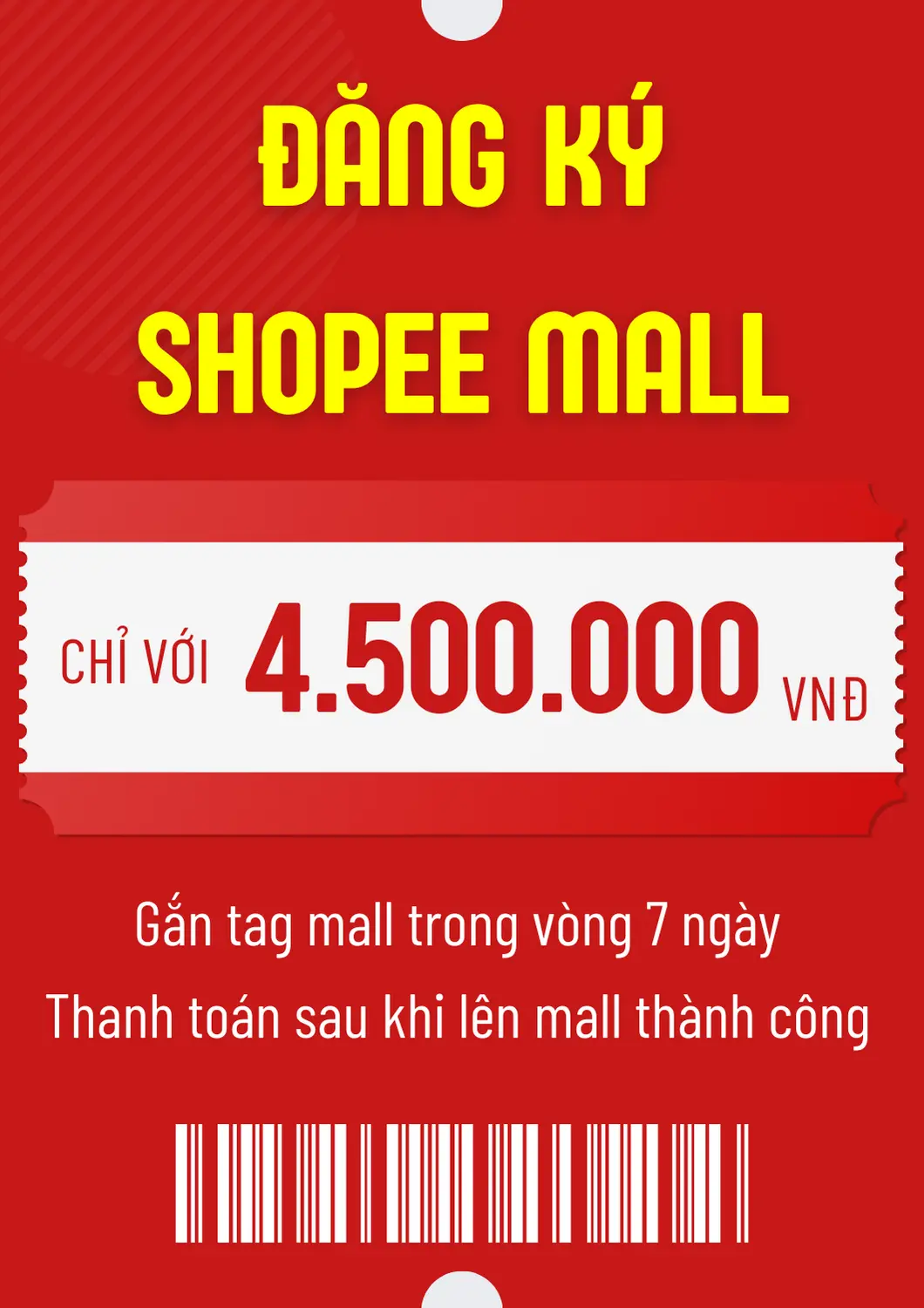 Dịch vụ lên shopee mall